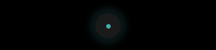 The Dimmy pill in its idle state, anchored top-right of the screen
